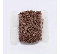 5 m/lot Gold/Bronze Plated Necklace Chain for Jewelry Making Findings DIY Necklace Chains Materials Handmade Supplies-Antique Copper-2.5mm x 5m