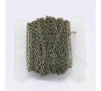 5 m/lot Gold/Bronze Plated Necklace Chain for Jewelry Making Findings DIY Necklace Chains Materials Handmade Supplies-Antique Bronze-1.5mm x 5m