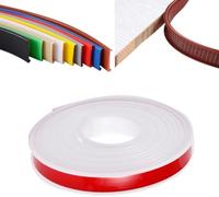 5 M Self Adhesive Furniture Edging Tape, U-Shaped Soft TPE Edge Trim Sealing Strip, Kitchen Worktop Edging Strip, Anti Collision For DIY Cabinet Wardrobe Table(White,12mm)