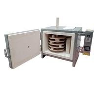 5 Manual Rotating Shelves, 12L Chamber, Table-top, Programmable Kiln 1100C/2012F