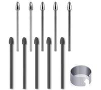 5*Metal+5*Fiber Marker Tips for Remarkable Pen Tips, Durable Pen Tips Compatible with Remarkable Stylus Pen,Marker Plus Pen, Marker 2 Pen Nibs with Tool&Storage Box (5*Metal+5*Fiber Black)