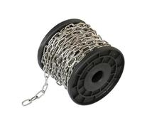 5 Meter 304 Stainless Steel Chain Traction Tag Chandelier Clothes Drying Iron Pet Dog Choker Collar for Gate Door,Lift Chains(Diameter 2.5mm)