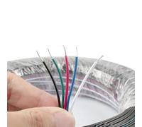 5 meter 5 Pin RGB Strip Light Extension Cable Wire, Durable 22awg extension, for RGB 5050, 2835, 3528 LED Light Strips