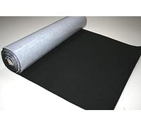 5 Meter Mini Roll Plain Self Adhesive Sticky Backed Baize Acrylic Felt Arts & Craft Fabric 500cm x 45cm (Black 1)