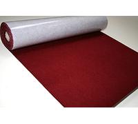 5 Meter Mini Roll Plain Self Adhesive Sticky Backed Baize Acrylic Felt Arts & Craft Fabric 500cm x 45cm (Wine 9)