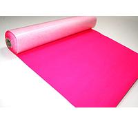 5 Meter Mini Roll Plain Self Adhesive Sticky Backed Baize Acrylic Felt Arts & Craft Fabric 500cm x 45cm (Cerise 14)