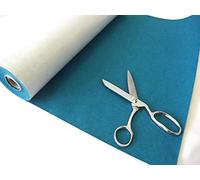 5 Meter Mini Roll Plain Self Adhesive Sticky Backed Baize Acrylic Felt Arts & Craft Fabric 500cm x 45cm (Teal 38)
