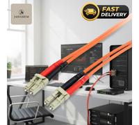 5 Meter Multimode Duplex Optical Fiber Cable - LC to LC with LSZH Outer Layer