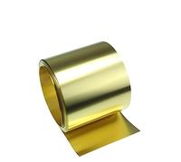 5 Meter Thin Brass Strip Thickness 0.1/0.2/0.3/0.5mm Brass Sheet Gold Film Brass Foil Brass Plate H62(0.5mm Thick,20mm width)