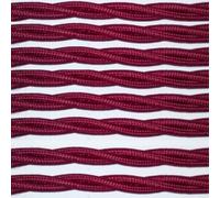 5 Meter Vintage 3 Core Twisted Electric Cable Fabric Covered Wire Italian Braided 0.75 mm Electrical Cable Flexible Wire for Lighting Other Appliances