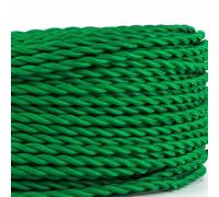 5 Meter Vintage 3 Core Twisted Electric Cable Fabric Covered Wire Italian Braided 0.75 mm Electrical Cable Flexible Wire for Lighting Other Appliances