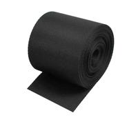 5 Meters 10-100mm Wide Nylon Webbing Strap - 0.7mm Thick Sewing Tape for Backpacks, Bags, and DIY Accessories,Black,70mm