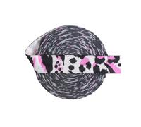 5 Meters 15mm Lace Leopard Animal Print Folded Elastic Band, Spandex Headband Sewing Trim,C-08,15mm
