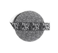 5 Meters 15mm Lace Leopard Animal Print Folded Elastic Band, Spandex Headband Sewing Trim,C-24,15mm