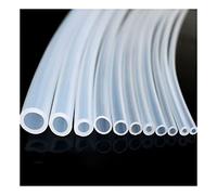 5 Meters Food Grade Transparent Silicone Rubber Hoses, ID 2 3 4 5 6mm Clear Flexible Nontoxic Plumbing Pipe, 1pcs(ID 5mm x 10mm OD)