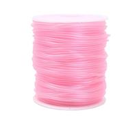 5 Meters Pink Silicone Cord For Beading Solid Rubber Cord 2mm silicone Elastic Bracelet String cords For Necklace Keychain Jewelry Making