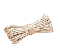 5 Meters Satin Stretch Cord Beige 5MM Wide Satin Cord for Sewing Weaving Top Dressmaking