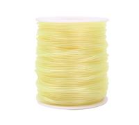 5 Meters Yellow Silicone Cord For Beading Solid Rubber Cord 2mm silicone Elastic Bracelet String cords For Necklace Keychain Jewelry Making