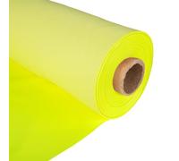 5 Metre Flo Yellow, Waterproof Outdoor Canvas Fabric. 100% PU Polyurethane Fabric, 150GSM, 0.8mm Slim and 150cm Wide. UV Resistant Material, for Making deckchairs, beanbags, awnings, and More.