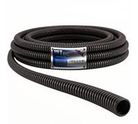 5 metre Non-Split Corrugated Cable Conduit Ducting 20mm External 14mm Internal Diameter Hose Pipe Channel for TV Coax Electric Wire Car Loom Fish Pond Low Voltage Power Socket Lead Marine Burial 5m