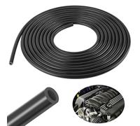 5 Metre Vacuum Hose Car, Vacuum Hose 4 mm, High Temperature Vacuum Silicone Hose, Black Vacuum Hose Car for Air, Water, Turbines (ID 4 mm, OD 8 mm)