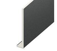 5 Metre x 225mm Wide uPVC Fascia Cover Capping Board Anthracite Grey - 9mm Thick