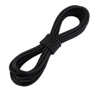 5 Metres Long Black Elastic Cord - 3MM Elastic Cord, Shock Absorbing Cord, Multi-Purpose Pull Cord for Backpacking Tent Poles, DIY Craft Projects, Outdoor