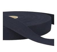 5 Metres Navy Cotton Webbing, Heavy Duty 25mm Wide Strong Strap