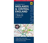 5. Midlands & Central England: AA Road Map Britain
