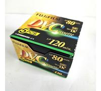 5 Mini DV Fujifilm Fuji 120 Minutes in LP and 80 Minutes in SP Mode Mini-DV