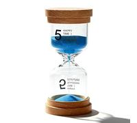 5 Minute Sand Timer,Hourglass Time for Classroom, Visual Timer, Toothbrush Timer, Sand Kitchen Timer for Home - Sand Clock for Time Management, Cooking Tasks