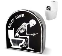 5 Minute Sand Timer(Skeleton Edition) Creative Toilet Hourglass Timer Sand Clock with Funny Prints Children Brushing Timing Bathroom and Toilet Decor Funny Gifts for Anniversaries Birthdays Parties