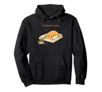 5 Minutes More Sleep Pajama Sleeping Cat Pjs Women Pajamas Pullover Hoodie