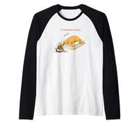 5 Minutes More Sleep Pajama Sleeping Cat Pjs Women Pajamas Raglan Baseball Tee
