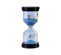 5 Minutes Quicksand Hourglass Timer for Learning Time Management, Decorative Sand Clock for Home Office Crafts, Compact Countdown Timer with Visual Effect, Educational Tool(blue)