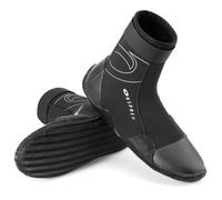 Osprey Adults Wetsuit Boots, 5 mm Neoprene Aqua Boots For Men and Women with Reinforced Toe and Heel, UK Adult 9/EU 43, Black