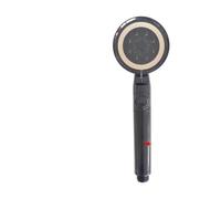 5 Modes Adjustable Rainfall Shower Head High-Pressure Large Flow Top Spray(Black Hand Shower)