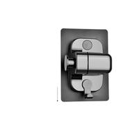 5 Modes Large Flow Shower Head Adjustable Key Stop Bathroom High-Pressure Water-Saving Shower Mixer Nozzle Shower Nozzle Set(Black Base)