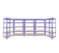 3x Q Rax Blue and 2x Blue Racking - Blue