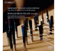モーツァルト : ピアノ協奏曲集 第5集 (Mozart : Piano Concertos VOL.5 ~ Nos 20 in D minor & 27 in B flat major / Ronald Brautigam | Die Kolner Akademie | Michael Alexander Willens) [SACD Hybrid] [輸入盤] [日本語帯・解説付]