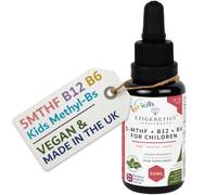 5-MTHF + B12 + B6 for Children 30ml | Methylfolate & Vitamin B12 Drops | Folic Acid & B Vitamins For Kids - Convenient Liquid Drops - Support For Growing Children - Vegan - Sugar Free - UK Made