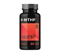 5-MTHF L-Methylfolate 400 µg - 60 Vegan Capsules | 60-Day Supply - Brain Support & Energy & Vitality - Needed