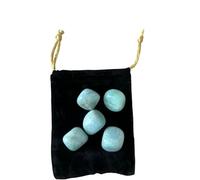 5 Natural Amazonite Stone - 5 Polished Crystals Amazonite with Energy Properties, Polished Amazonite (Amazonite, 5 PCS)
