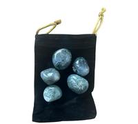 5 Natural Stone Mossy Agate - 5 Polished Crystals Mossy Agate with Energy Properties, Polished Moss Agate (Moss Agate, 5 PCS)