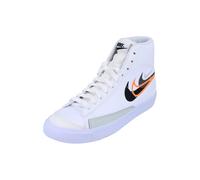 NIKE Blazer Mid NN GS Trainers FN7788 Sneakers Shoes (UK 5 US 5.5Y EU 38, White Black Bright Mandarin 100)
