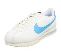 (5) Nike Cortez Womens Casual Trainers in White Blue