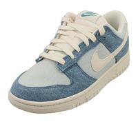 NIKE Womens WMNS Dunk Low Sneaker, Smokey Blue Pale Ivory Denim Turq Ochre, 5 UK