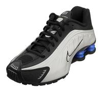 (5) Nike Shox R4 Womens Fashion Trainers in Black Silver
