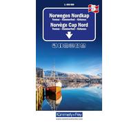 5 Norway Nordkap Road Map 1:450,000 scale: Tromsø, Hammerfest, Kirkenes inkl. Reiseinformationen