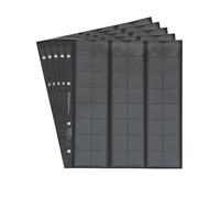5 numismatic Prophila coin sheets, 48 pockets up to 17 mm diameter